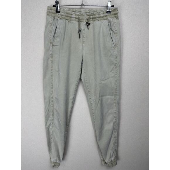 ZARA X-Small Beige Drawstring Joggers Sweatpants Pants Sports Athleisure - Picture 1 of 13